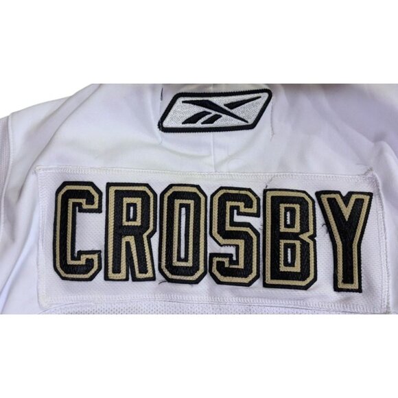 Pittsburgh Penguins Sidney Crosby 2009 Stanley Cup Jersey Reebok Edge Sz 56 NHL - Picture 6 of 13